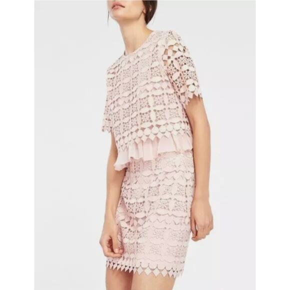 Sandro Claude Top & Lonely Skirt Lace Set - Picture 1 of 9